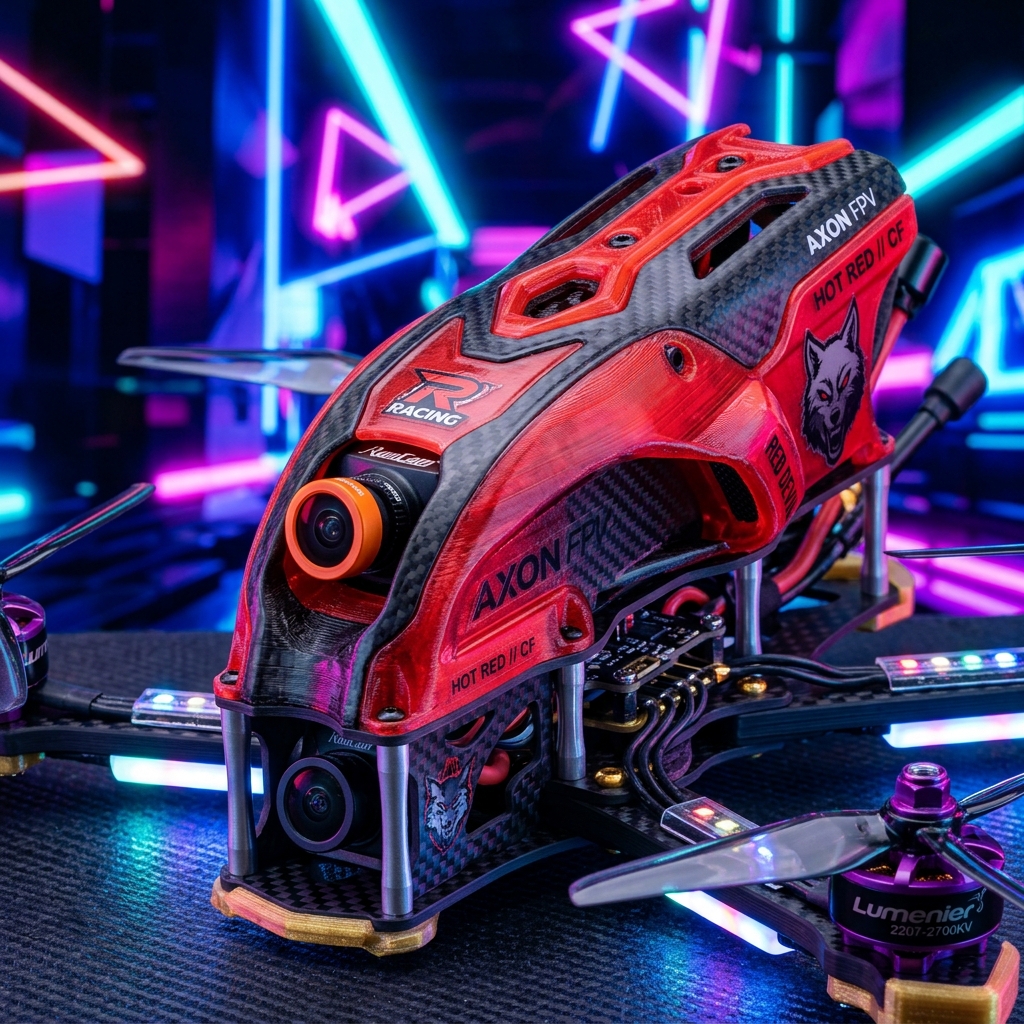 FPV racing drone frame canopy